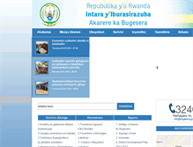 Tablet Screenshot of bugesera.gov.rw